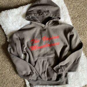 The Vagina Monologue Hoodie Womens Size XS Gray‎